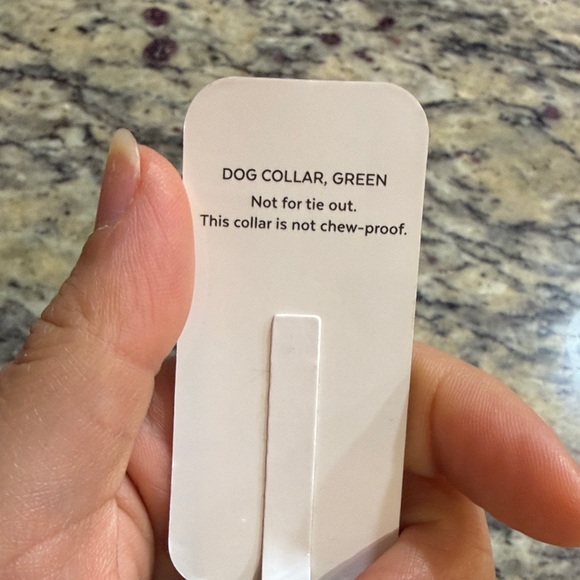 Luxurious Velvet Green Dog Collar with Bow Tie - Picture 3 of 5